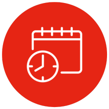 Icône horaire de livraisons flexibles Karam fruits & Légumes / Pichette Alimentation
